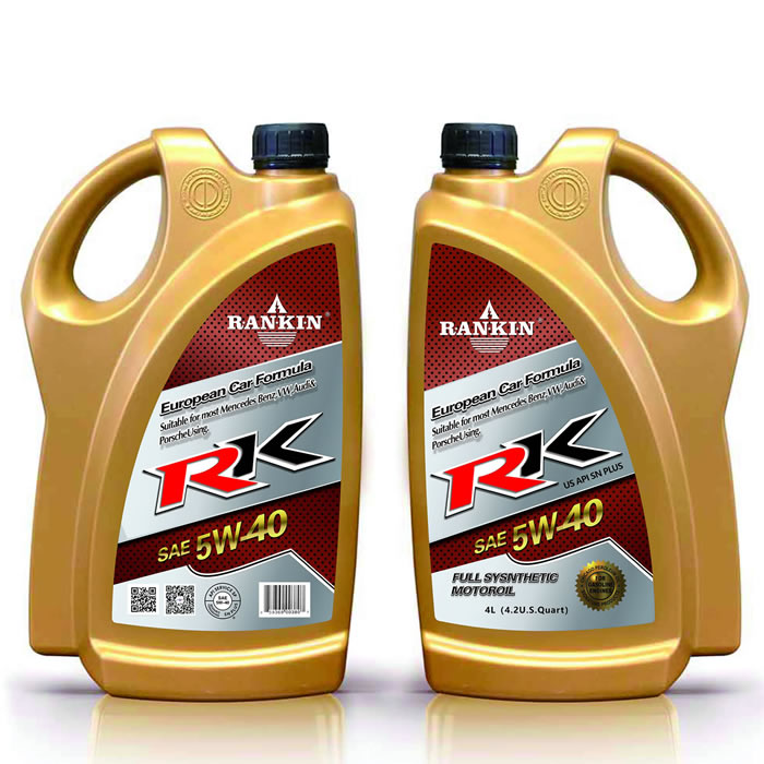 RANKIN 雷擎 金護  5W-40 4L API SP級 全合成汽車潤滑油