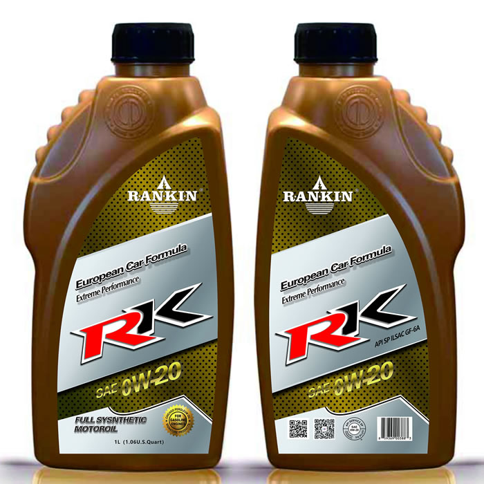 RANKIN 雷擎 金鼎 0W-20 1L API SP級(jí) 全合成汽車潤(rùn)滑油